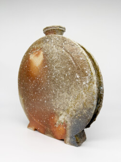 信楽土扁壺 信楽土扁壺